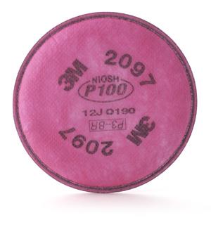 3M 2097 OV P100 PARTICULATE FILTER 2/BG - 3M Cartridges and Filters